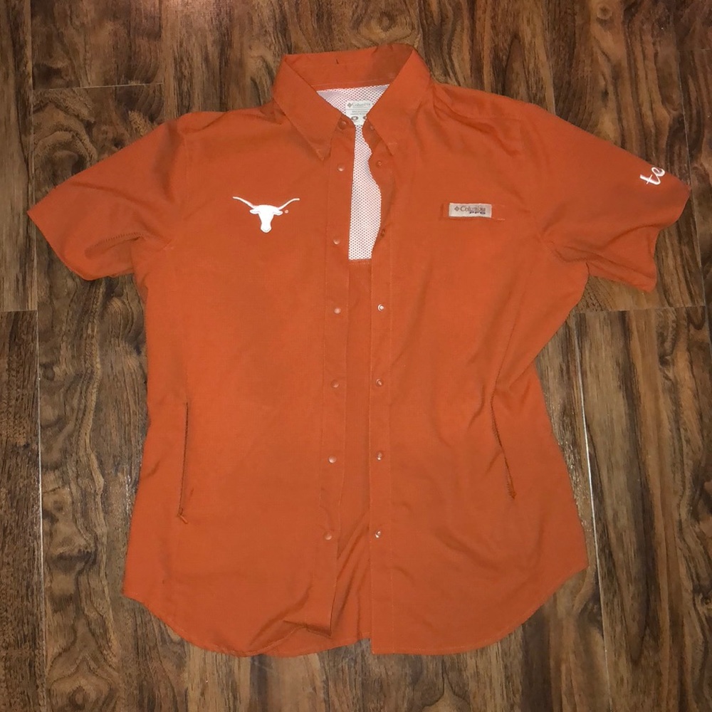 Columbia Texas Longhorns Fishing Shirt